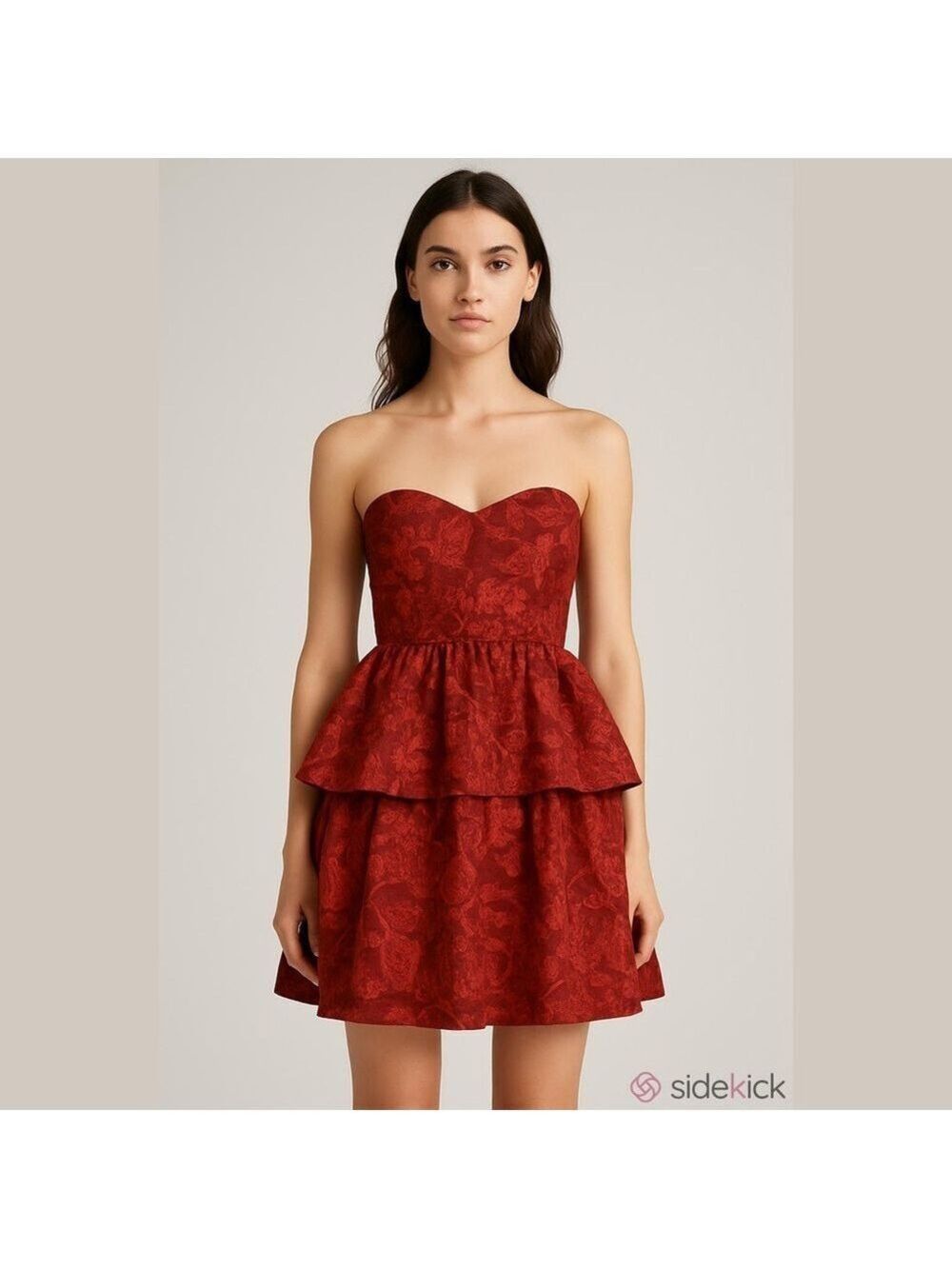 Altar’d State Red Strapless Dress